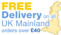 Free Delivery on all UK Mainland Orders Over £40